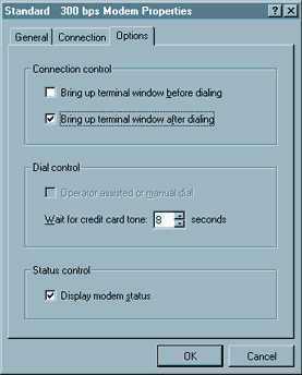 Modem Properties